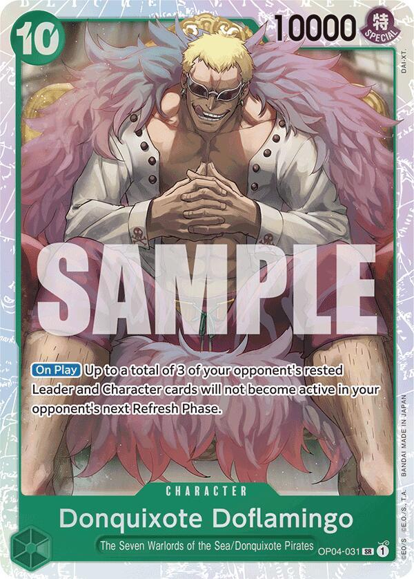 Donquixote Doflamingo Reprint onepiece card