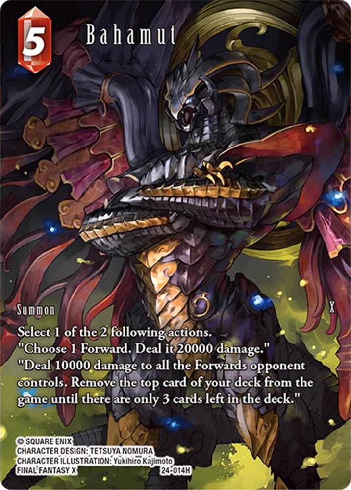 Bahamut (Full Art) - Hidden Legends - Final Fantasy TCG