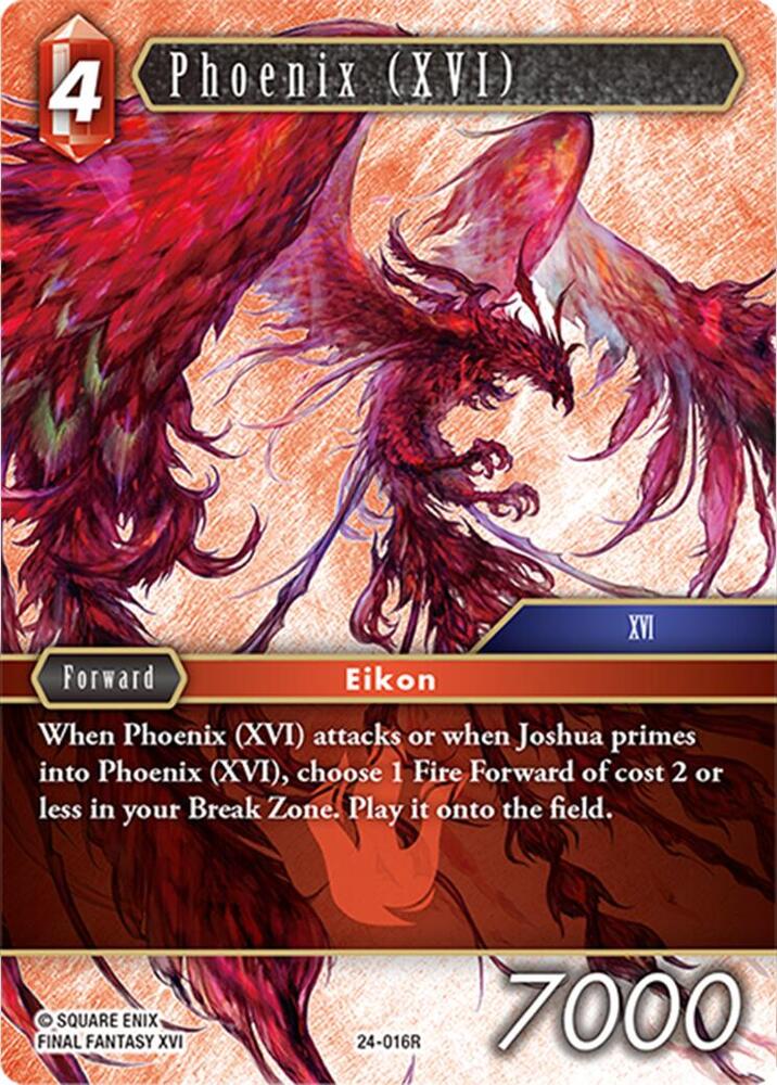 Phoenix (XVI) - Hidden Legends - Final Fantasy TCG - TCGplayer.com