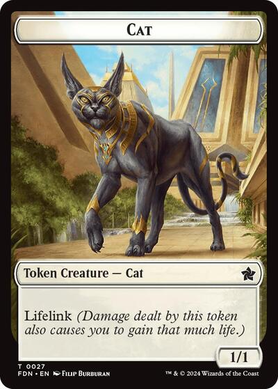 Cat 0027 Phyrexian Goblin Double Sided Token
