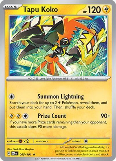 Tapu Koko 065/191 from Deck Exclusives