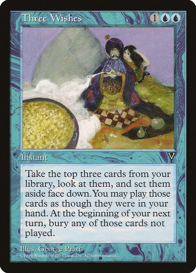 Three Wishes - Visions - Magic: The Gathering - TCGplayer.com