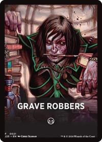 Grave Robbers Theme Card - Foundations Jumpstart - Magic: The Gathering card