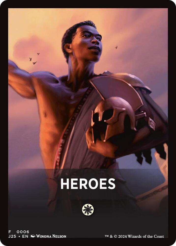 Heroes Theme Card 6 card