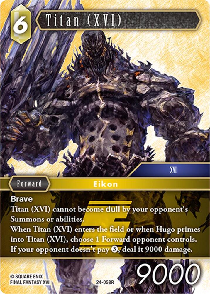 Titan (XVI) - Hidden Legends - Final Fantasy TCG - TCGplayer.com