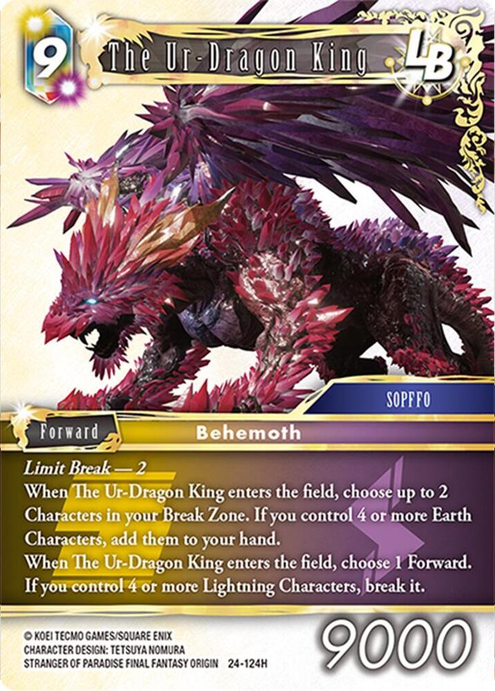 The Ur-Dragon King LB Hidden Legends Final Fantasy TCG