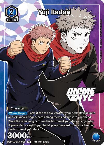 Yuji Itadori (Anime NYC 2024) card