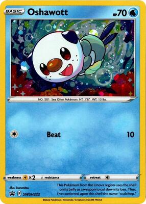 Oshawott - SWSH222 (Cosmo Holo)