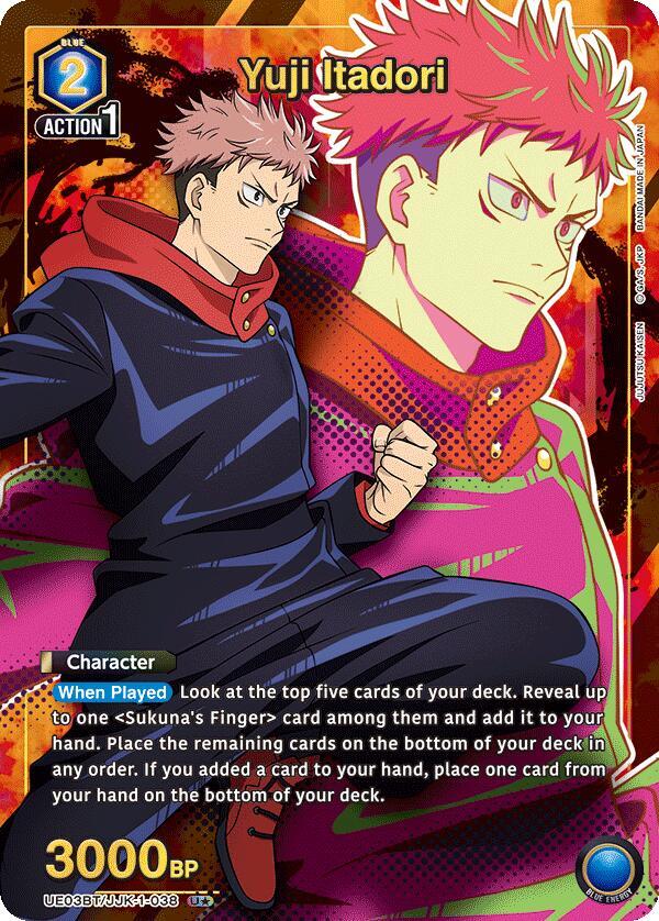 Yuji Itadori (038) (U*) - UE03BT: Jujutsu Kaisen - Union Arena