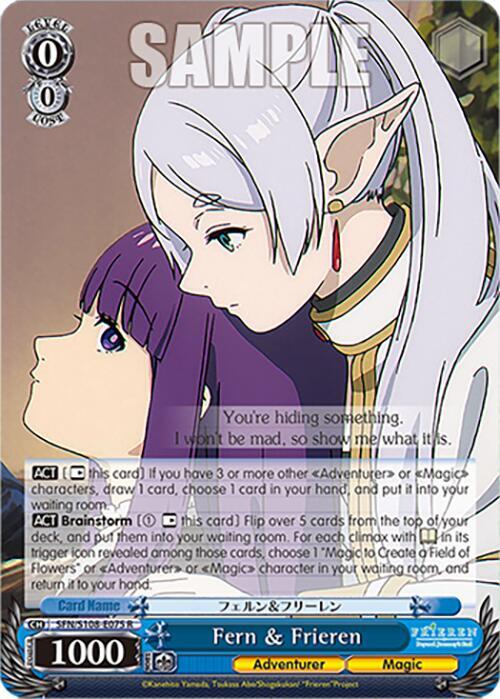 Fern & Frieren - Frieren: Beyond Journey's End - Weiss Schwarz
