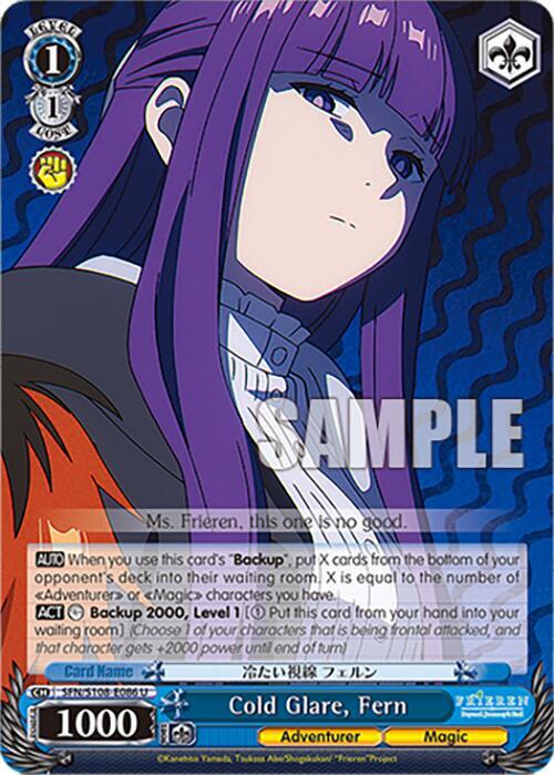 Cold Glare, Fern - Frieren: Beyond Journey's End - Weiss Schwarz