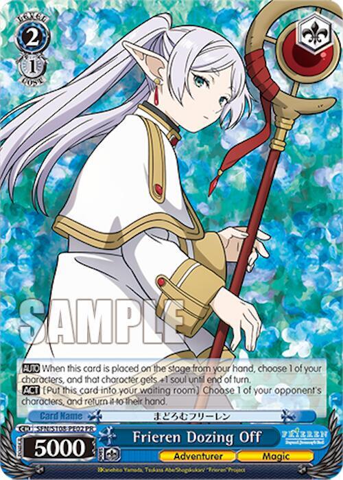 FREIMAGE★フリメージェ★8.0型★軽量★カート★お洒落★ウィメンズ★BR Frieren Dozing Off (PR) - Frieren: Beyond Journey's End - Weiss
