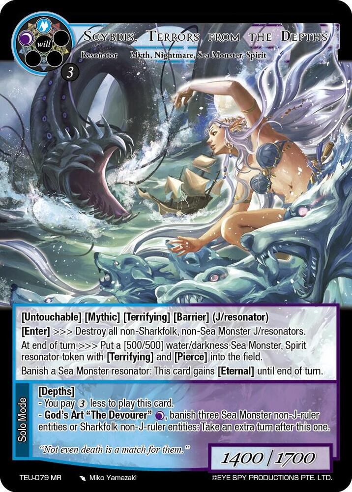 Scybdis, Terrors from the Depths