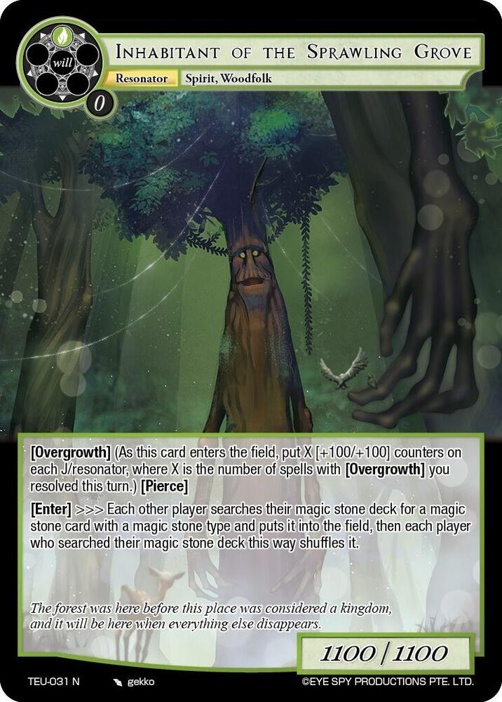 Inhabitant of the Sprawling Grove