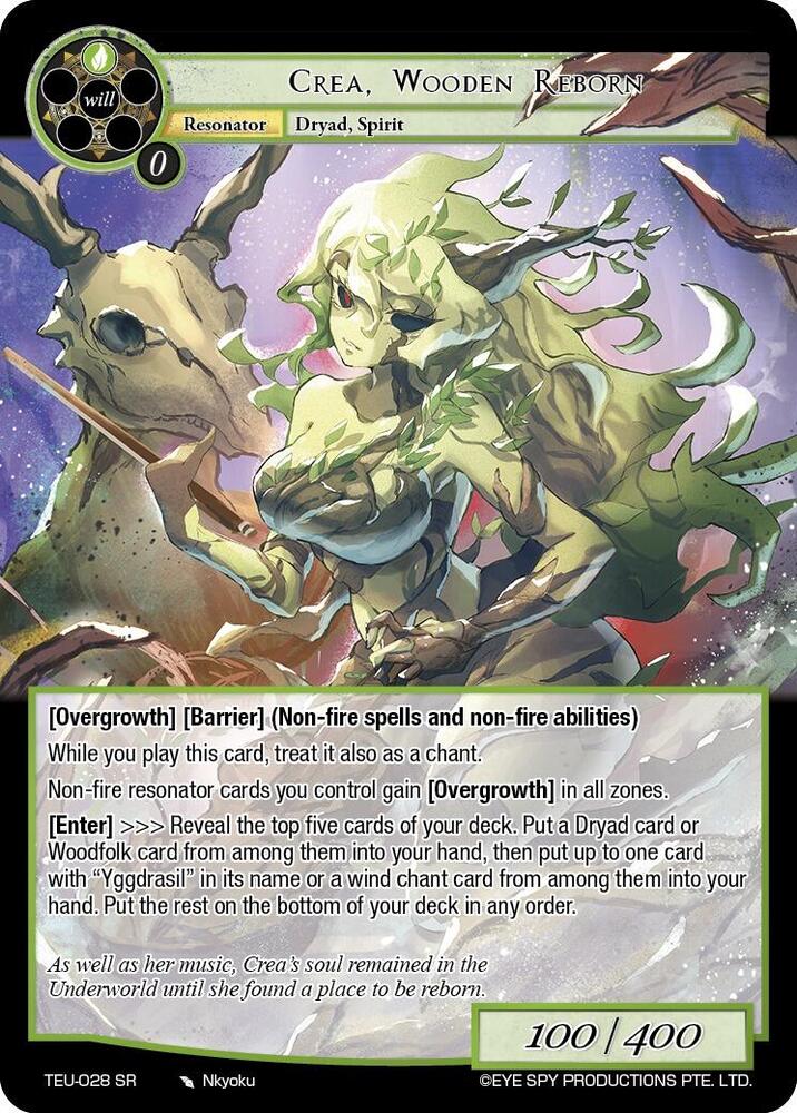 Crea, Wooden Reborn