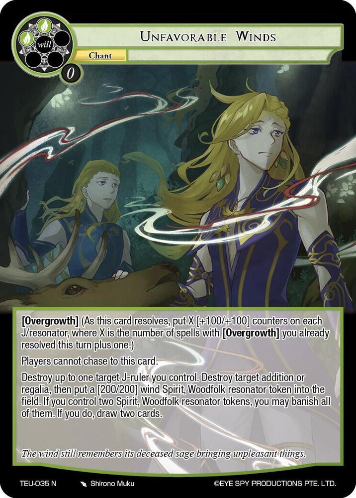 Unfavorable Winds
