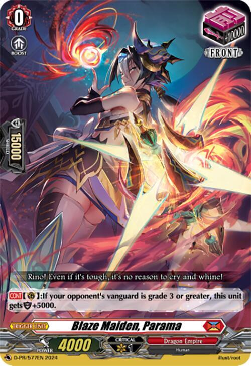 Blaze Maiden, Parama (D-PR/577EN)