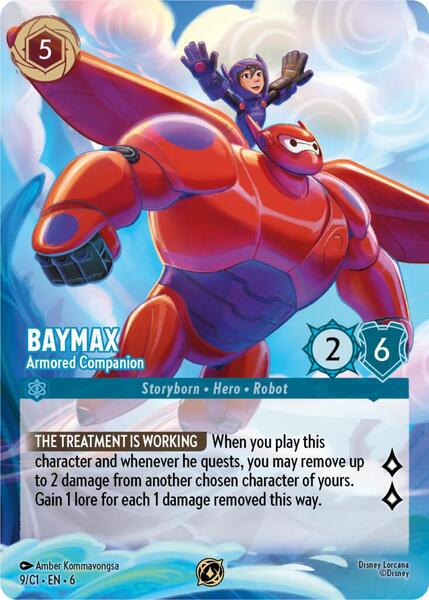 Baymax - Armored Companion - Disney Lorcana Promo Cards - Disney