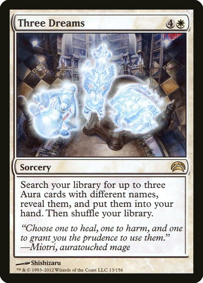 Three Dreams 13 card