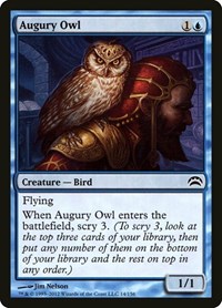 Augury Owl - Planechase 2012 - Magic: The Gathering card