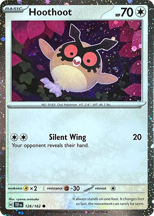 Hoothoot - 126 (Cosmos Holo) 126/162 from Miscellaneous Cards & Products