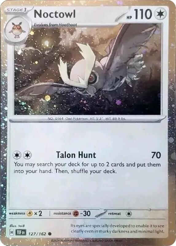 Noctowl - 127 (Cosmos Holo) 127/162 from Miscellaneous Cards & Products