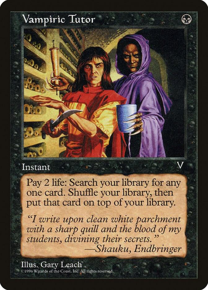 マジック：ザ・ギャザリング MTG vampiric tutor Vampiric Tutor - Commander Legends - Magic: The Gathering