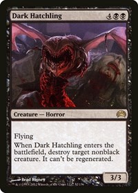 Dark Hatchling - Planechase 2012 - Magic: The Gathering card