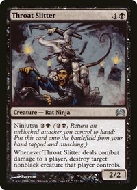 Throat Slitter - Planechase 2012 - Magic: The Gathering card