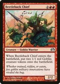 Beetleback Chief - Planechase 2012 - Magic: The Gathering card