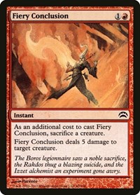 Fiery Conclusion (Planechase 2012)