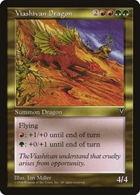 Viashivan Dragon - Visions - Magic: The Gathering card