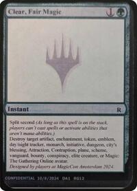 Clear, Fair Magic