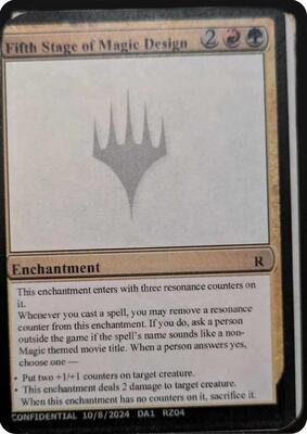 Fifth Stage of Magic Design