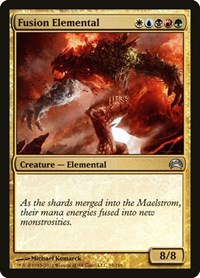 Fusion Elemental - Planechase 2012 - Magic: The Gathering card