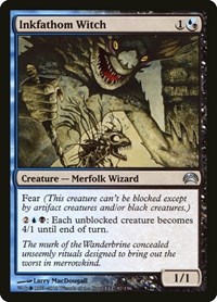 Inkfathom Witch - Planechase 2012 - Magic: The Gathering card