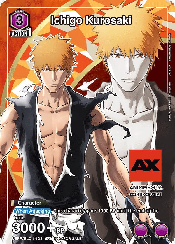 Ichigo Kurosaki (Anime Expo 2024) - Union Arena Promotion Cards