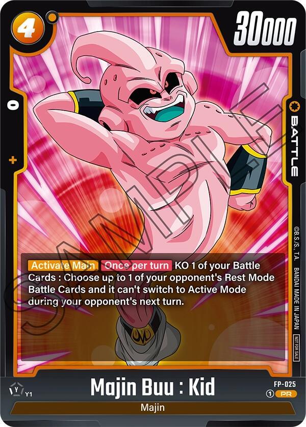 ドラゴンボールカード Mia Majin Buu : Kid - Fusion World Promotion Cards and Packs