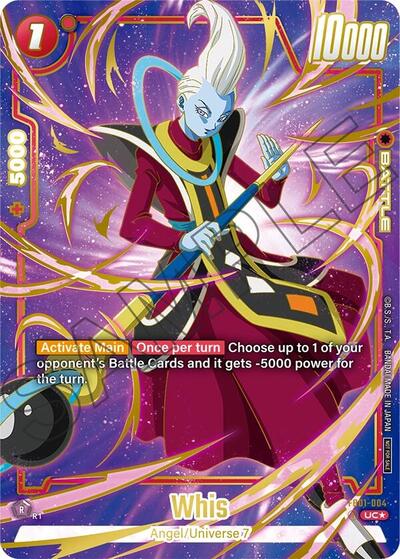 Whis (Championship Pack 03 Finalist) card