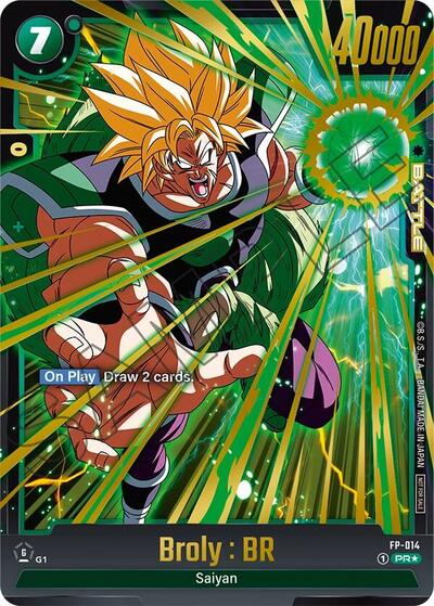 Broly : BR - FP-014 (Selection Pack 01) card