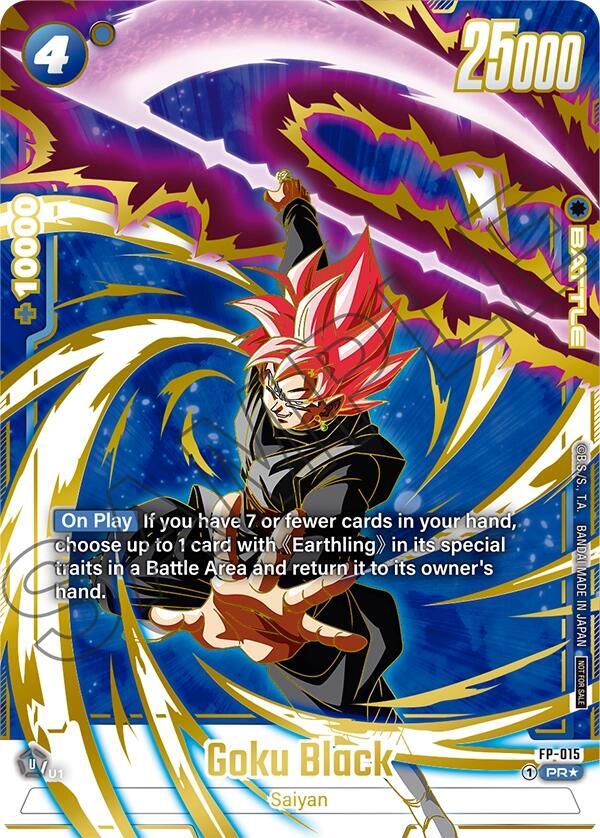 Goku Black - FP-015 (Selection Pack 01 Finalist) - Tournament and