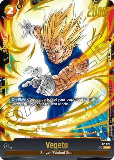 Vegeta - FP-023 (Selection Pack 01) card