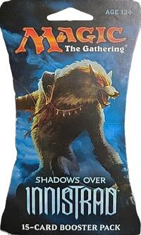Shadows over Innistrad - Sleeved Booster Pack from Shadows over Innistrad Pokemon card image