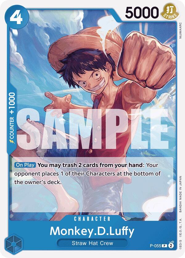 MonkeyDLuffy P 055 Reprint onepiece card