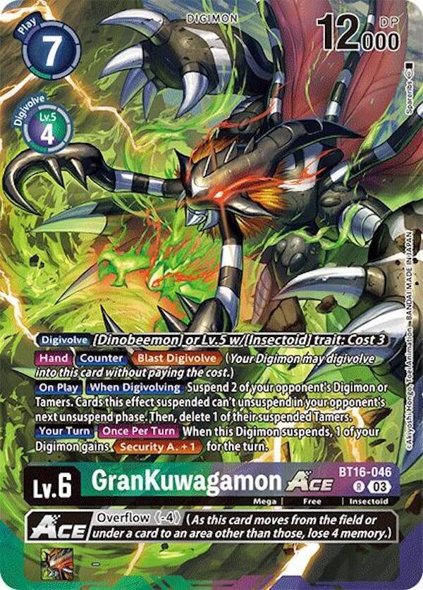 GranKuwagamon ACE (Alternate Art) - Special Limited Set - Digimon