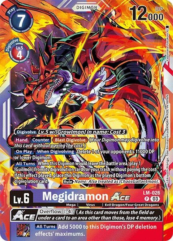 Megidramon ACE - Special Limited Set - Digimon Card Game