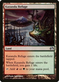 Kazandu Refuge (Planechase 2012)