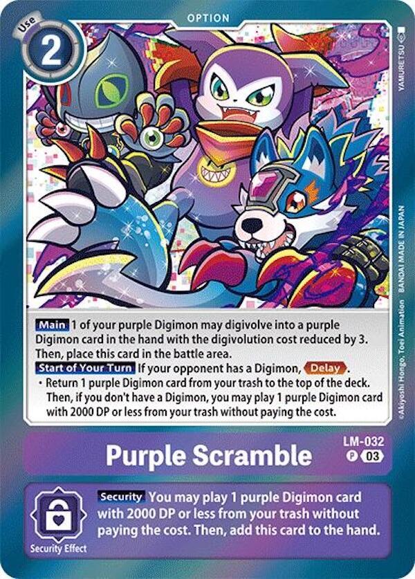 Purple Scramble - Special Limited Set - Digimon Card Game