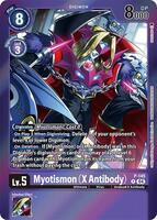 digimon myotismon card WereGarurumon vs. Vintage Prism Holo Battle Japan Youkoso Digivolve 1 Cost Digimon Exceed Apocalypse Super Rare