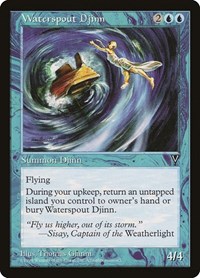 Waterspout Djinn - Visions - Magic: The Gathering card